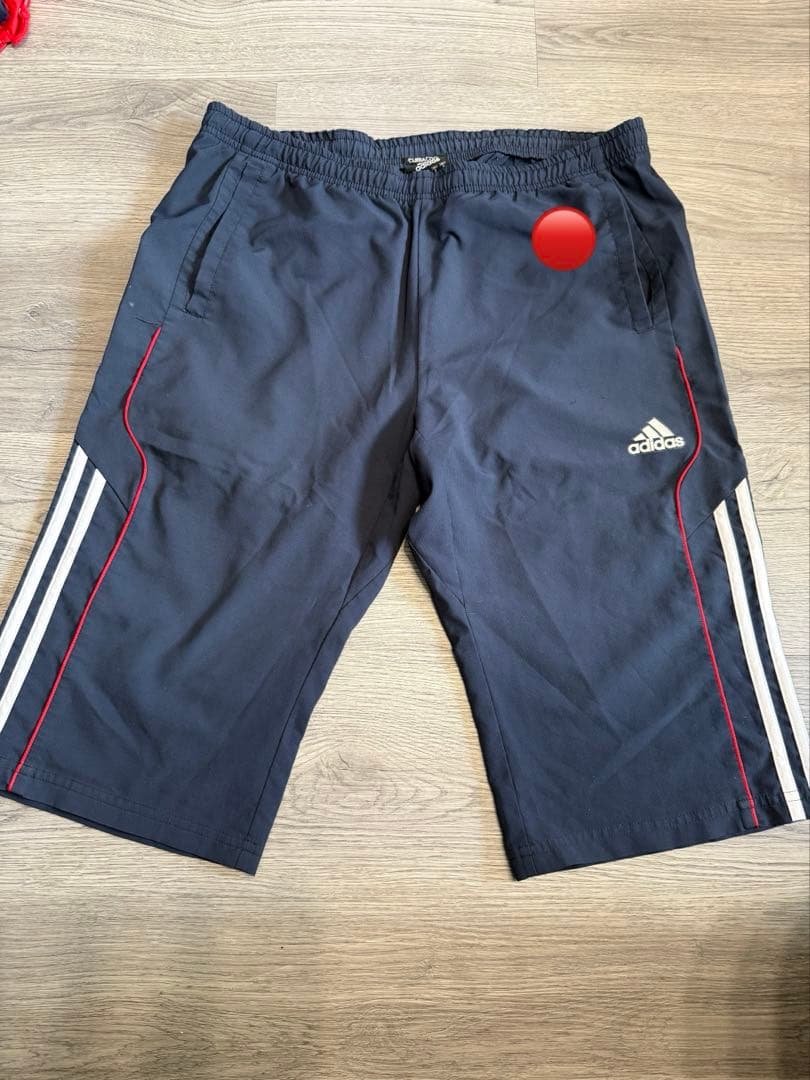 流経柏高校 サッカー部 adidas ポロシャツ＆パンツ 移動着