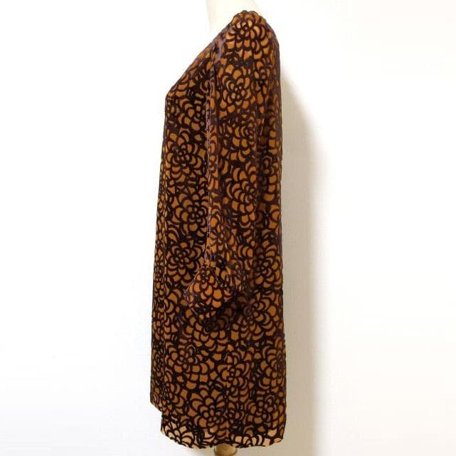 極美品★コムデギャルソン★パイル花柄エステルワンピース 12AW アーカイブ