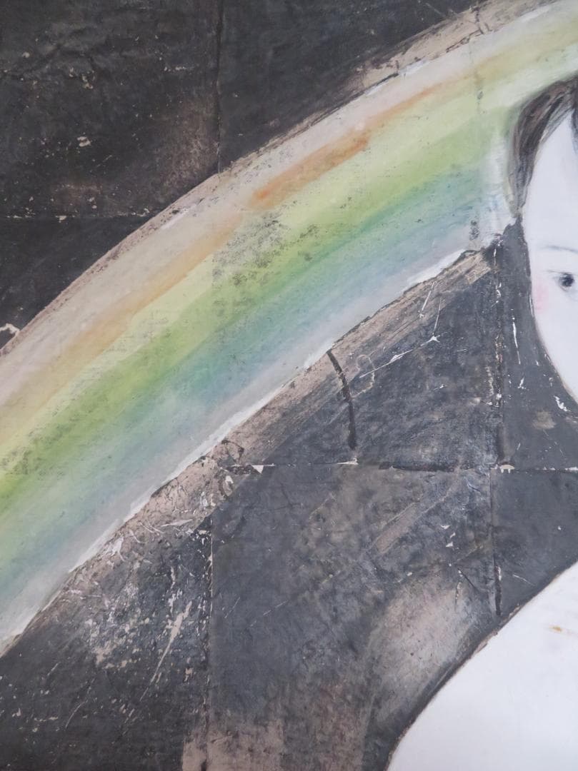 mimeian様専用神田三千枝「虹」 日本美術院特待院展出品作品 師：安田