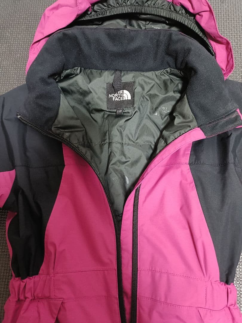 THE NORTH FACE 子ども スノーウェア ピンク ジャンプスーツ110の通販