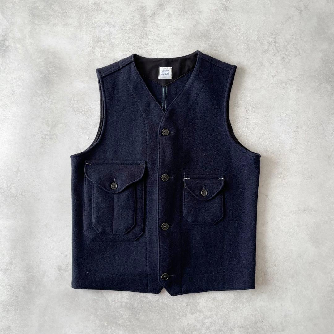 POST OVERALLS クルーザーベスト USA製 ウール ネイビー S 楽天市場】POST OVERALLS / #1502-TWN Polarfleece Vest (trashed wool