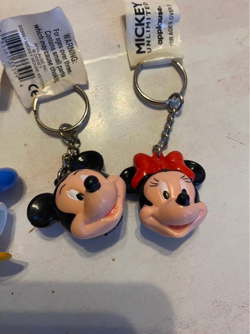 6個セット ディズニー Disney キーホルダー ミッキー ミニー ドナルド