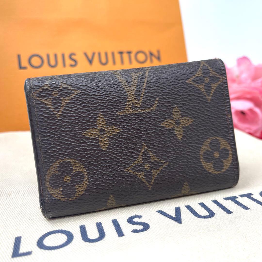 ルイヴィトン モノグラム フューシャ キーケース キーホルダー 638