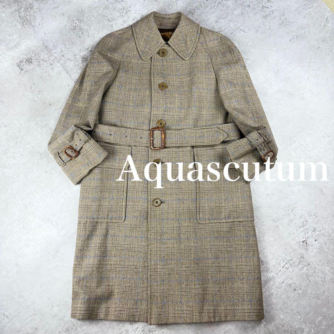 アクアスキュータム　Aquascutum ピュアウール　ベルテット　チェスター Guarsman（2205452455） | Aquascutum (Men)/アクア
