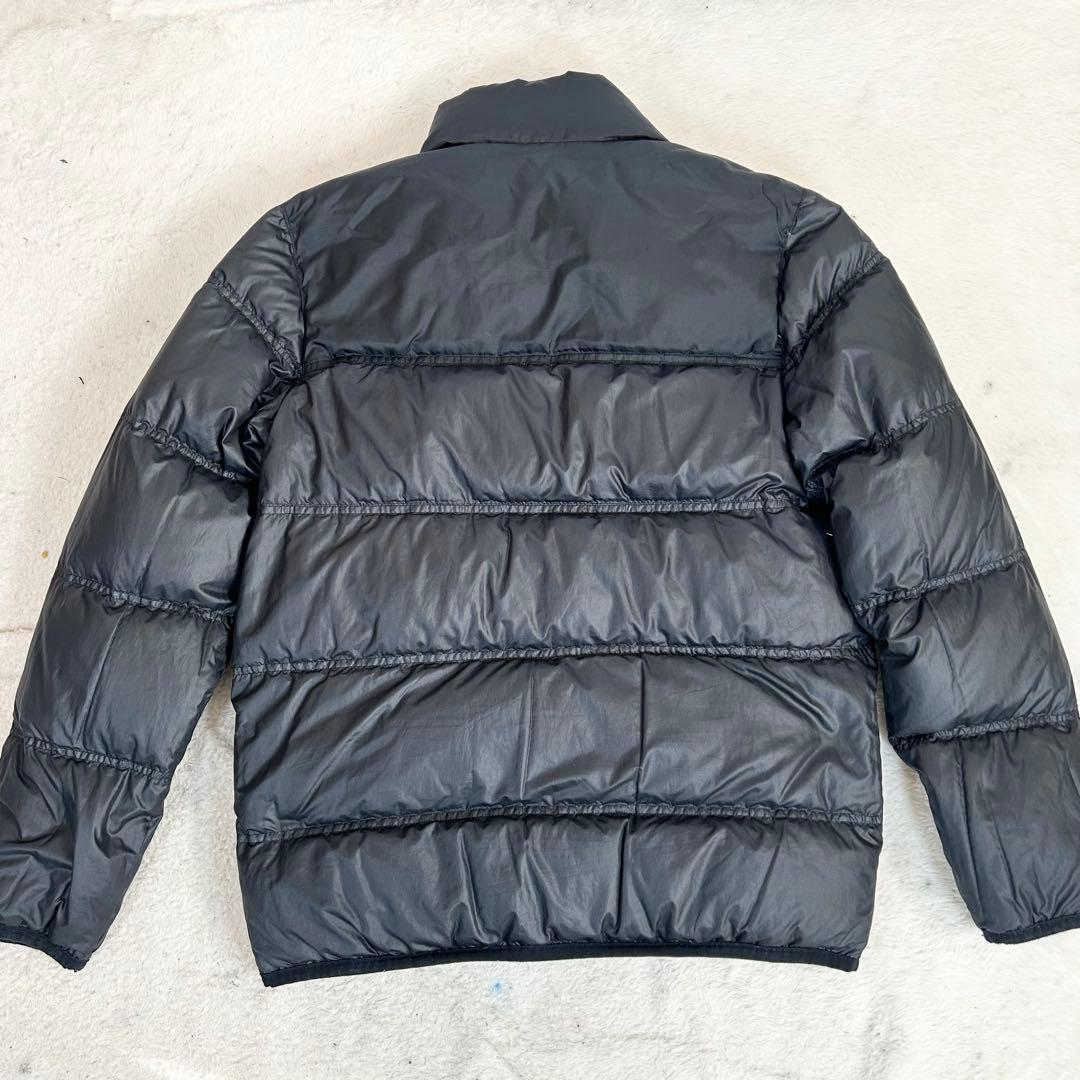 美品❗️NIKE 肉厚 リバーシブルダウンジャケット チェック 黒 M 希少