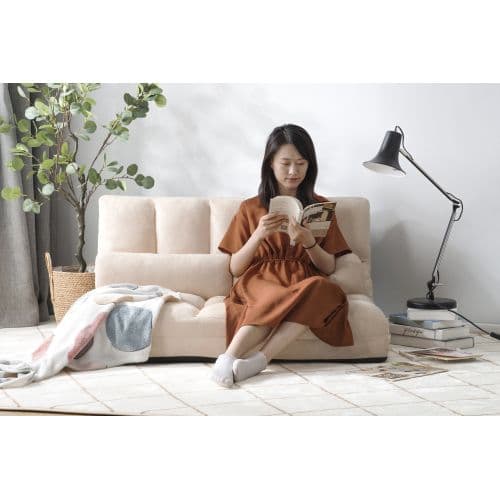 座椅子 リクライニング【ライトグレー】 座椅子 グレーの人気商品