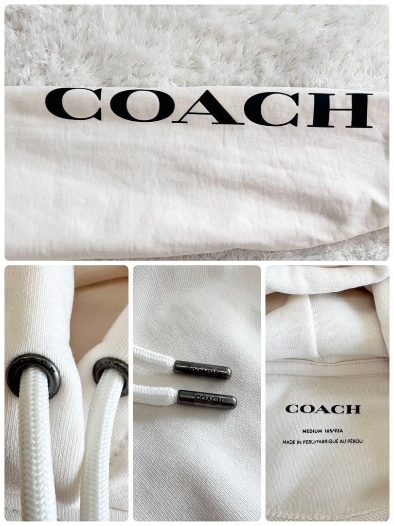 COACH コーチ】エッセンシャル ワンピースフーディーパーカーオフ