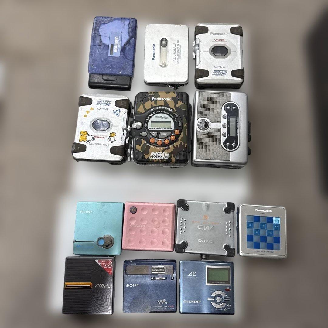 SONY MD WALKMAN カセットプレイヤー　まとめ売り ウォークマン カセットプレイヤー MD 他まとめ売り ジャンク ジャンク