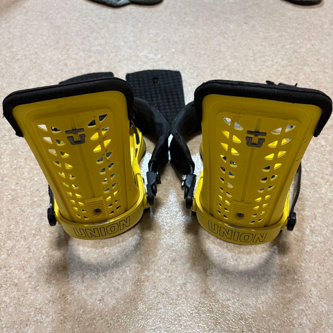 UNION FORCE Mサイズ yellow UNION スノーボード ビンディング Mサイズ