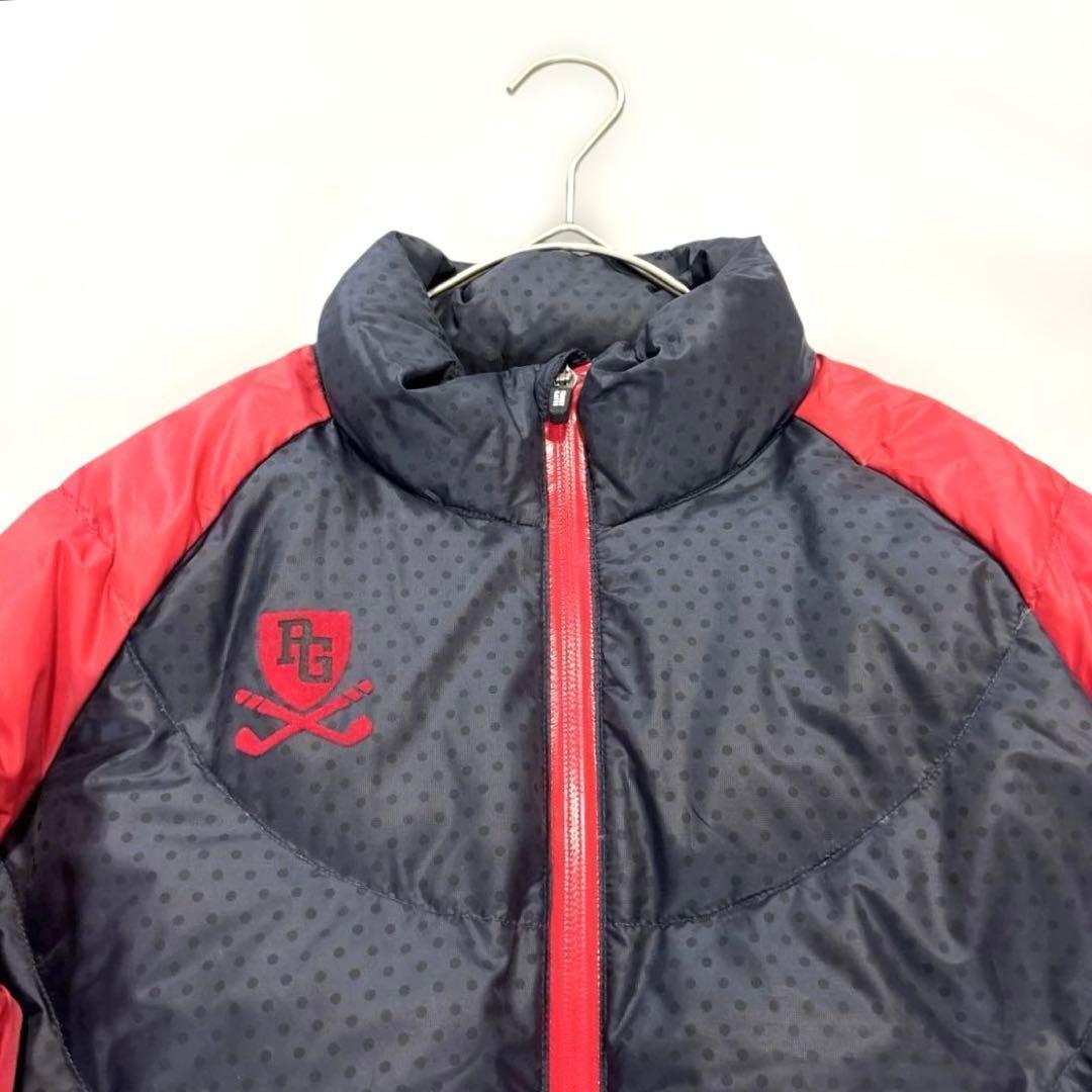 パーリーゲイツ ジャケット ブルゾン 0/S ダウン バイカラー ゴルフ