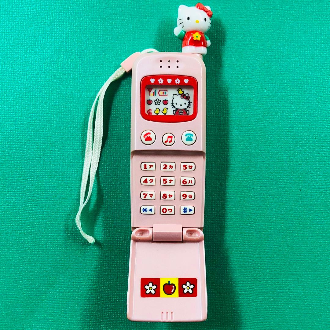 ジャンク 1998年製 ハローキティ 携帯電話 ガラケー おもちゃ - メルカリ