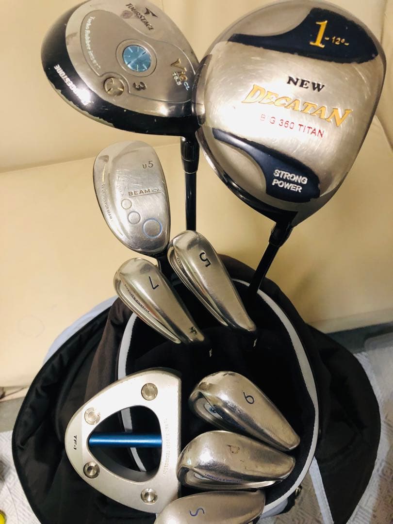 TOURSTAGE ゴルフバッグ クラブセット＋ ボール28個と小物 ゴルフ