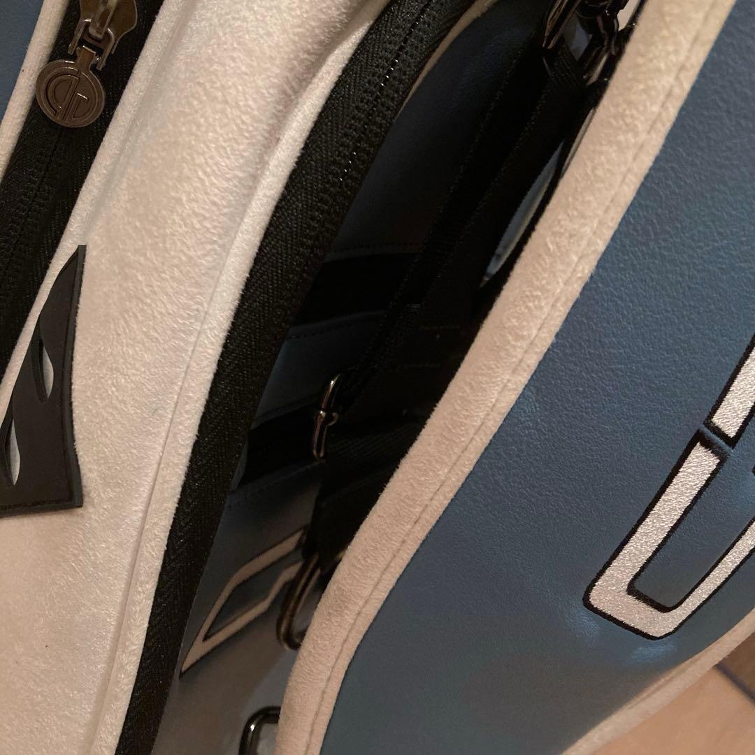 CPGゴルフ ミニマルPU キャディーバッグ With RC スタンド式 ブルー