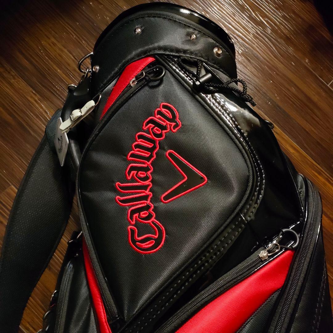 Callaway キャディバッグ ブラック/レッド 5分割
