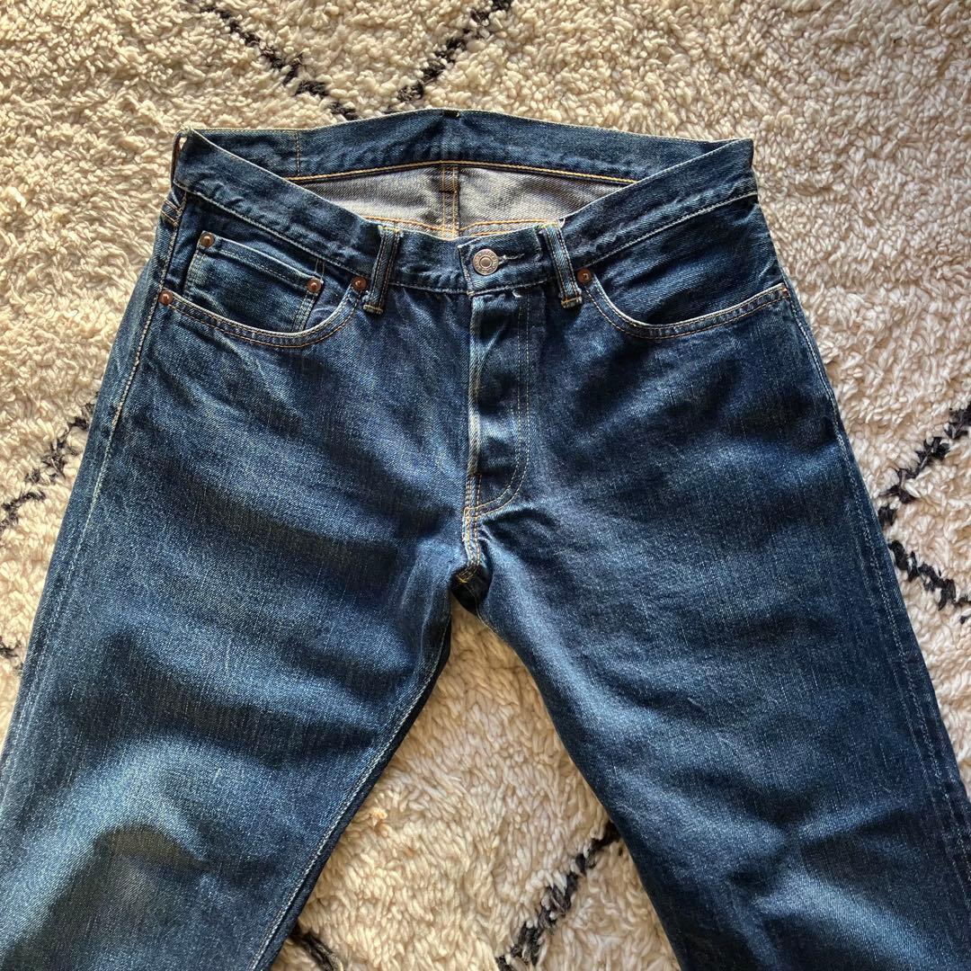 TCB jeans スリム 50’s 32インチ TCB - 50's Jeans Slim Tapered Selvedge Denim – Withered Fig