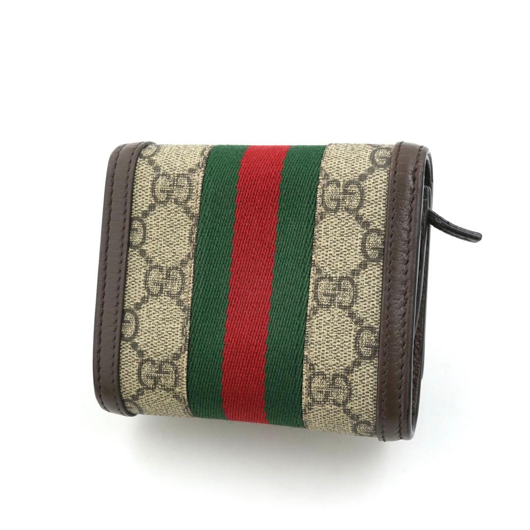 ✨未使用展示品・箱付き✨ GUCCI ミニ財布 マーモント シェリーライン GG