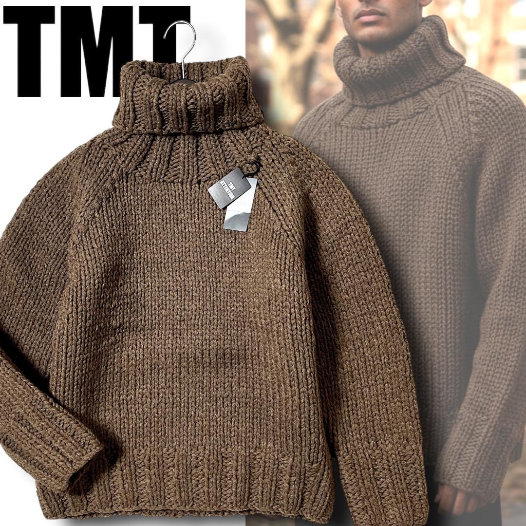 M 定価4.9万 TMT ウール100％ タートルネック ニット セーター 新品
