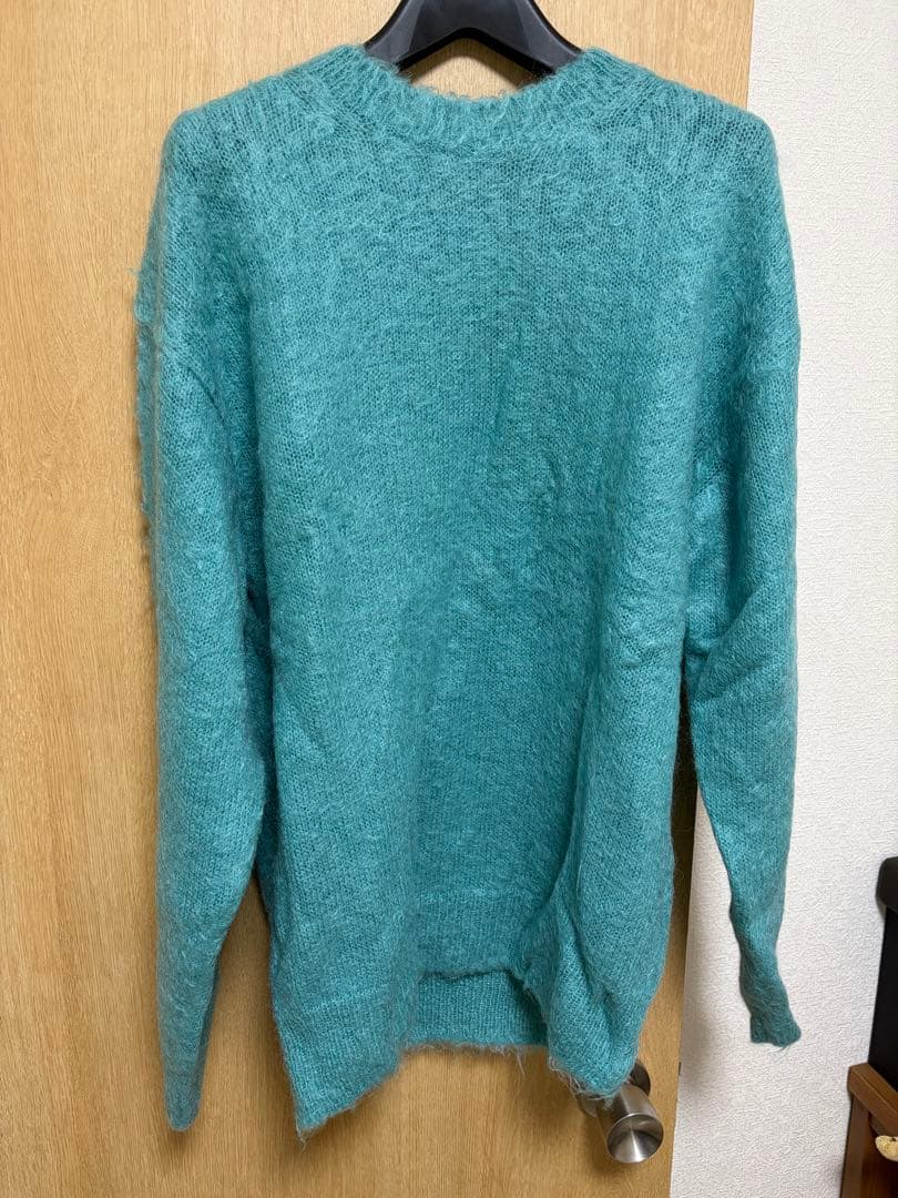 AURALEE 22AW モヘアニット　ブルー AURALEE オーラリー 21AW BRUSHED SUPER KID MOHAIR KNIT P/O ニット 4