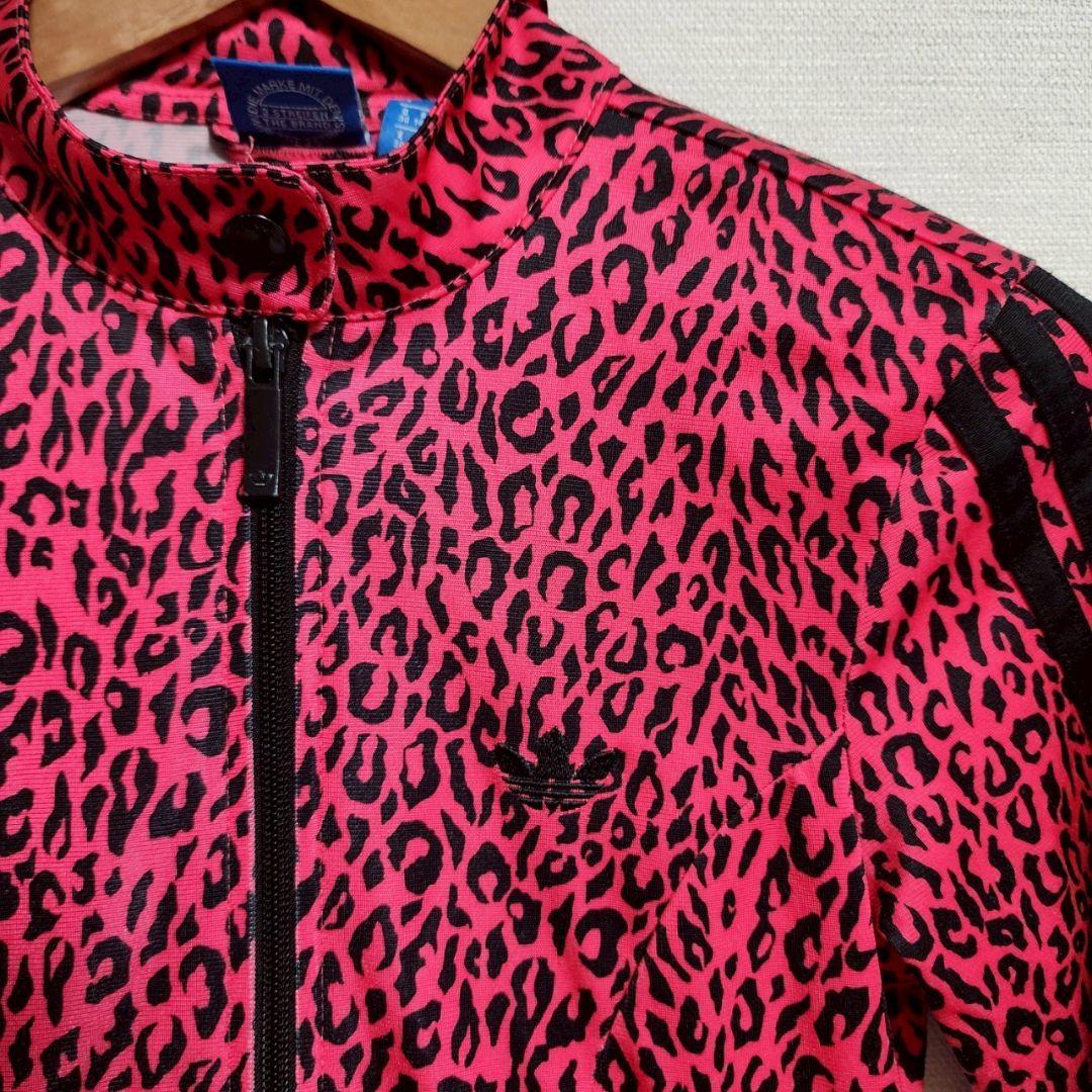 アディダス adidas トラックジャケット ヒョウ柄 レオパード ジャージ