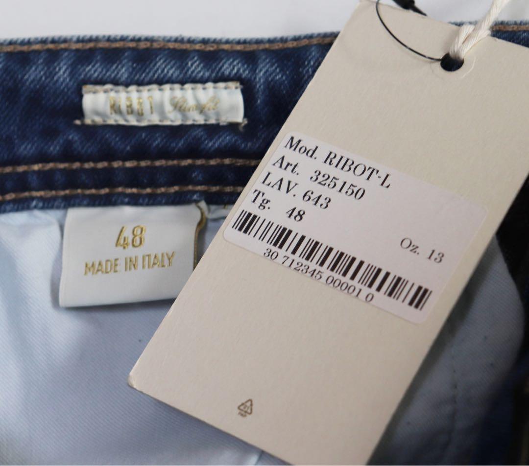 《BRIGLIA 1949》未使用 伊製 ウォッシュデニムパンツ 48(W80)