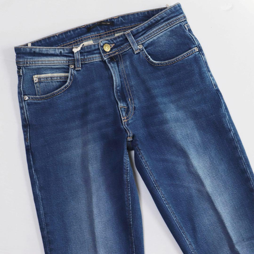 《BRIGLIA 1949》未使用 伊製 ウォッシュデニムパンツ 48(W80)