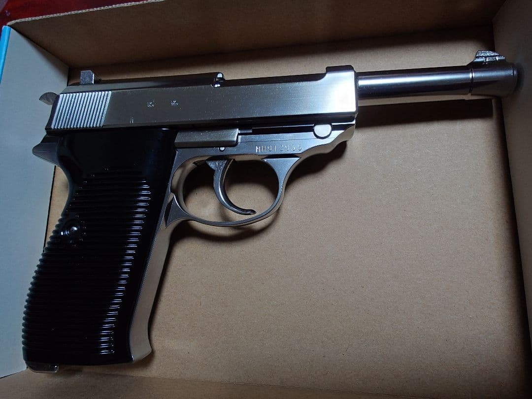 ○MARUZEN ワルサー P38 ガスガン ac40○木製グリップおまけ