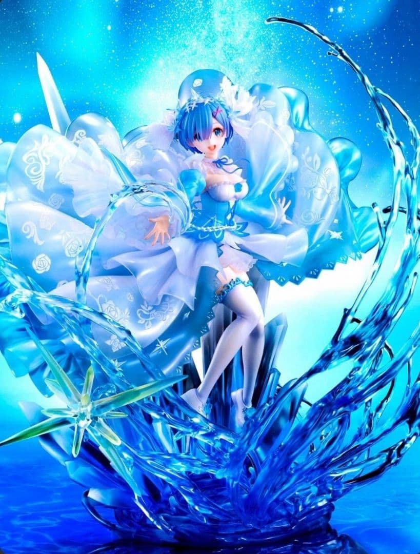 渋谷スクランブルフィギュア　レム Crystal Dress Ver　新品未開封 SHIBUYA SCRAMBLE FIGURE 鬼レム -Crystal Dress Ver-