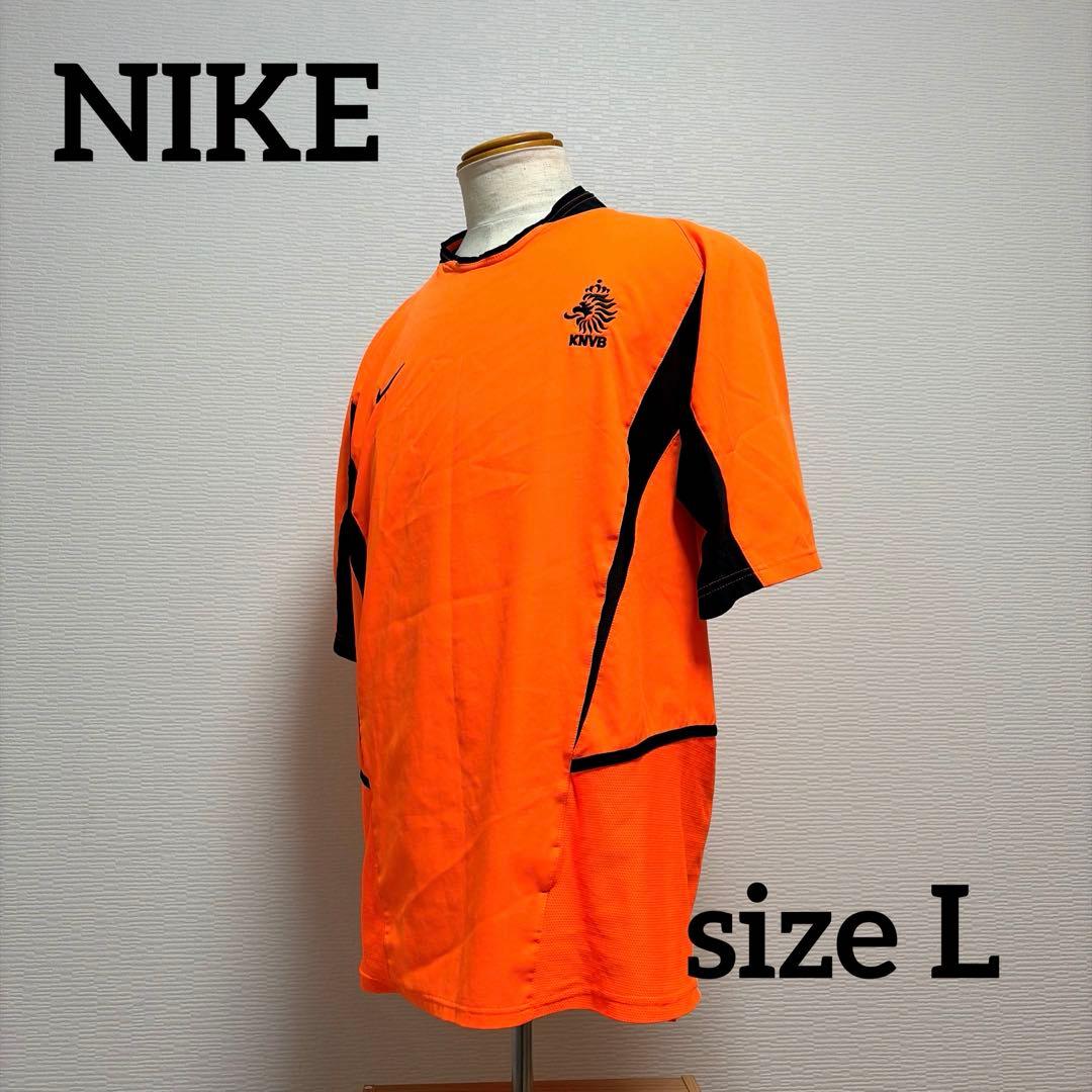 NIKE】サイズ Lサッカー オランダ代表（KNVB）トレーニングシャツ
