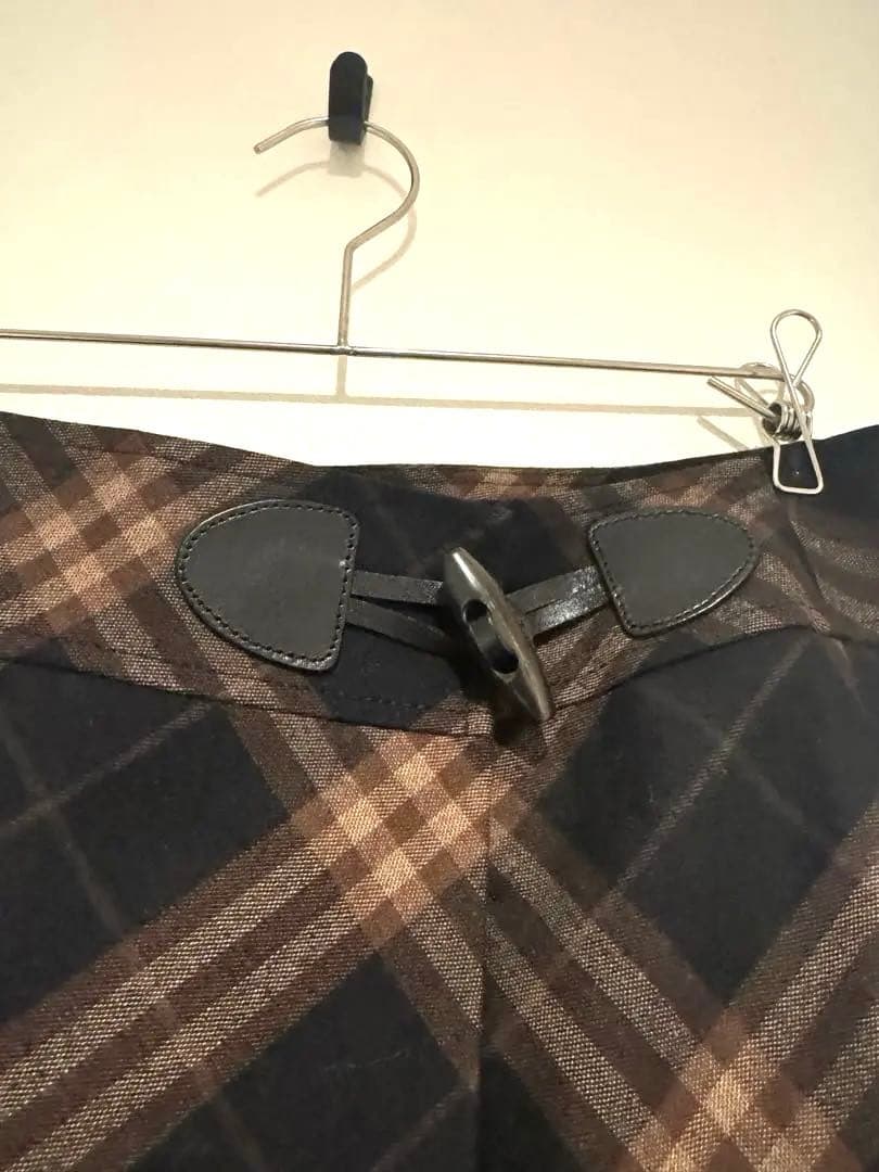 BURBERRY バーバリーロンドン ウール スカート ノバチェック サイズ36