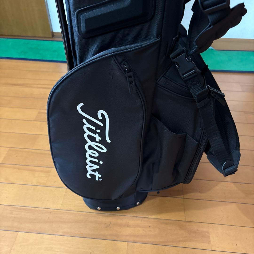 未使用に近 Titleist スタンドバッグ プレーヤーズ4 ブラック 未使用に