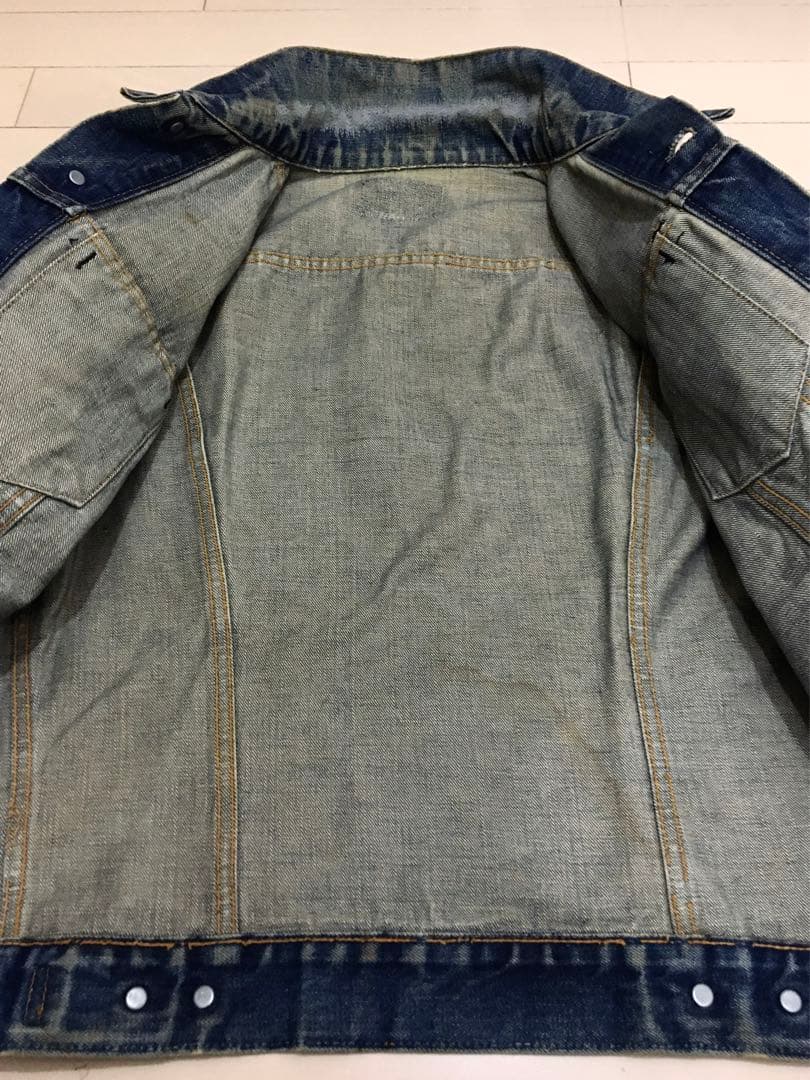 極上】濃紺 ビッグE 42-40 70505 スーパーヒゲハチノス リーバイス