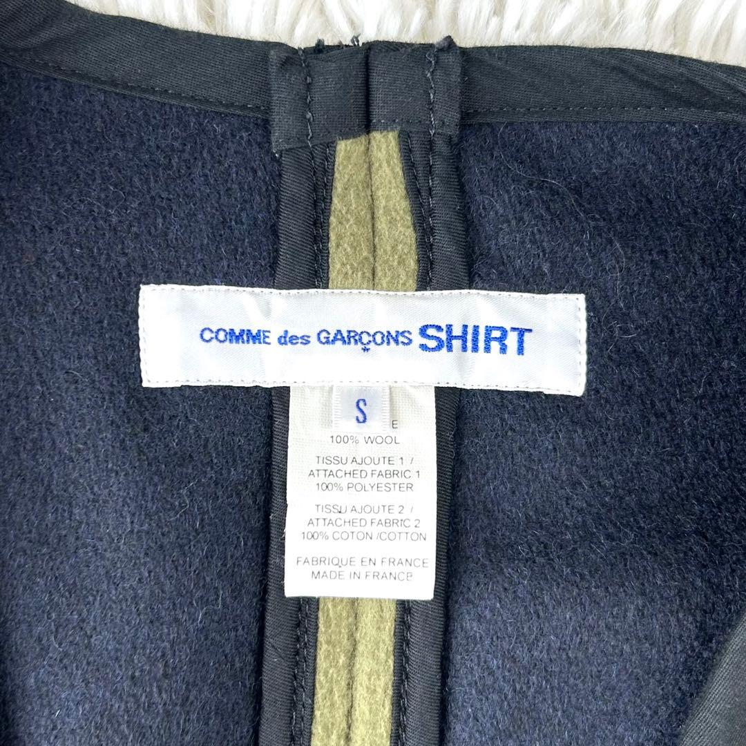 美品✨ コムデギャルソン フリースライナーコート 迷彩 カモフラ 切替