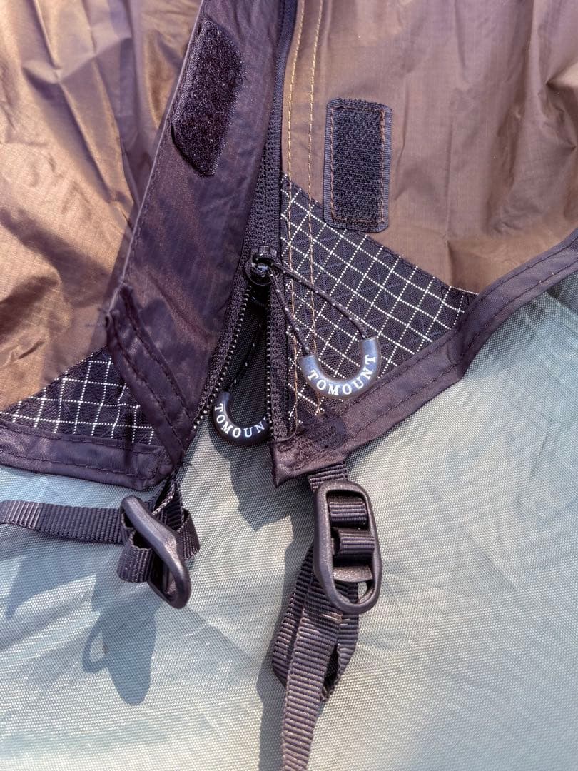 TOMOUNT NY TENT 2人軽量 テント ナイロン 2.4kg ブラウン