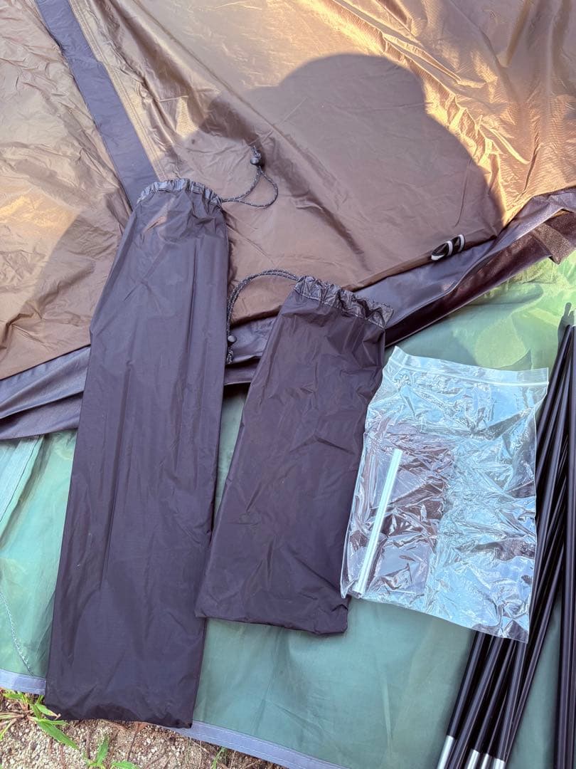 TOMOUNT NY TENT 2人軽量 テント ナイロン 2.4kg ブラウン