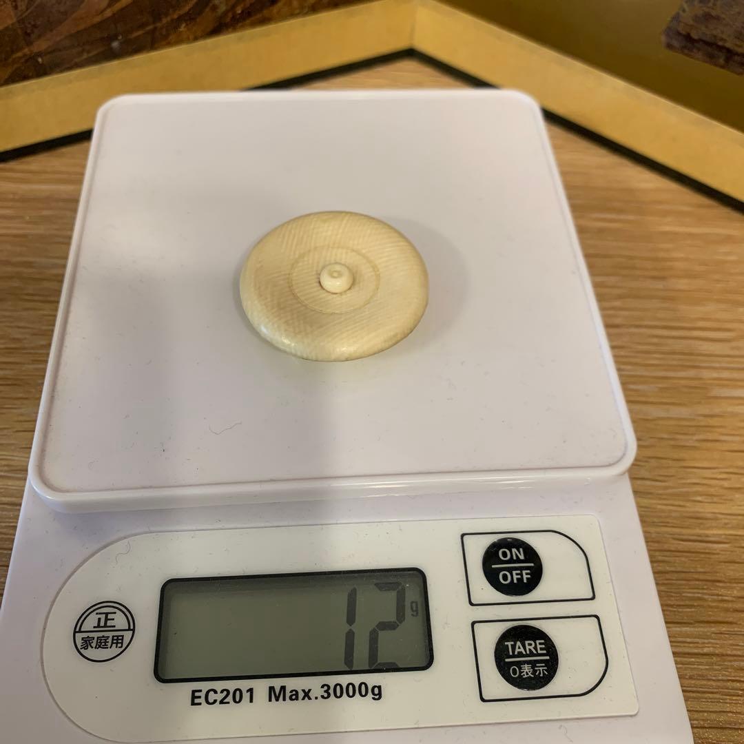 越前 茶入 牙蓋 94