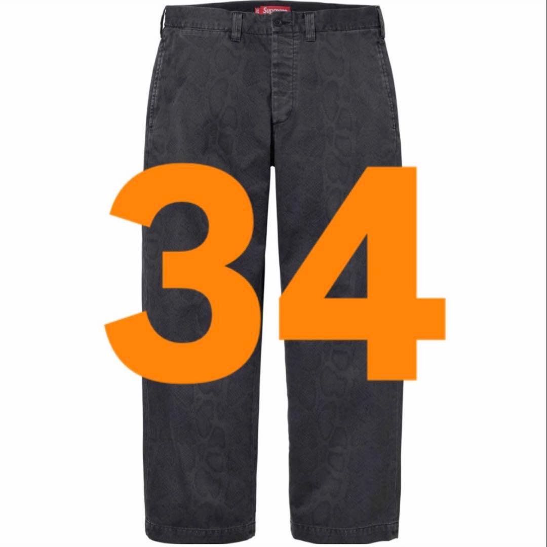 34インチ Supreme Snake Print Chino Pant Supreme 34インチ Supreme Snake Print Chino Pant Snake Print Chino