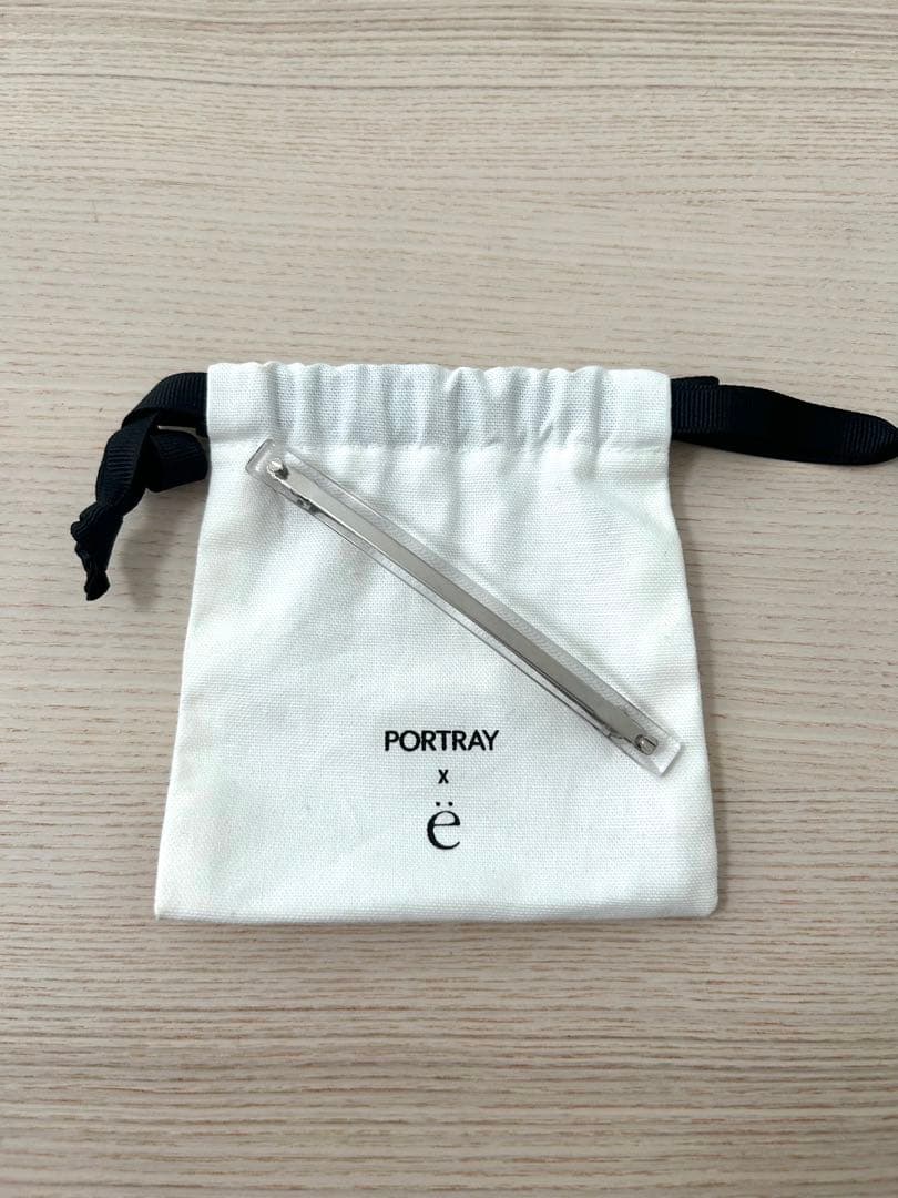 PORTRAY × yo biotop クリアバレッタ スキニー　アクリル PORTRAY × yo biotop クリアバレッタ スキニーアクリル