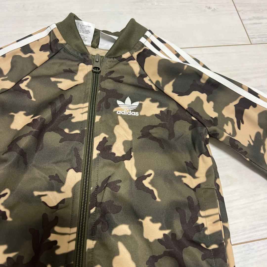 adidas 迷彩柄 ジャージセットアップ 3本ライン - メルカリ