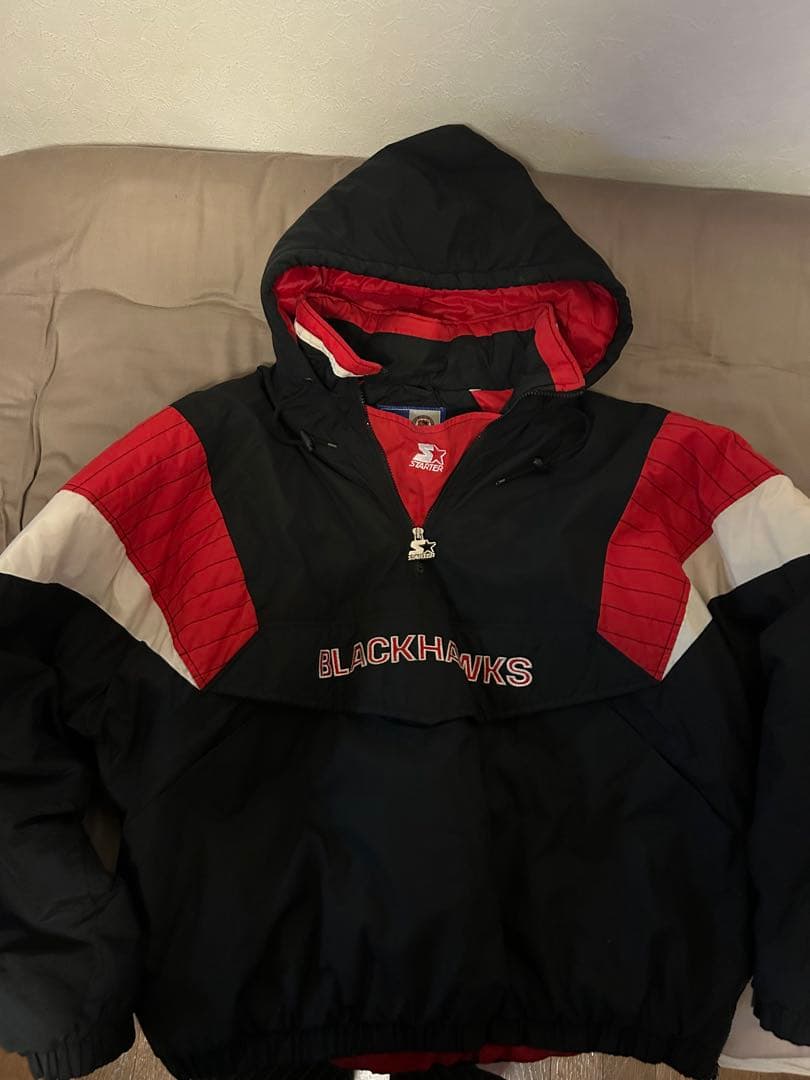 Starter ブラックホークス ジャケット XXL STARTER（スターター）の「XLARGE×STARTER HALF ZIP JACKET（ブルゾン