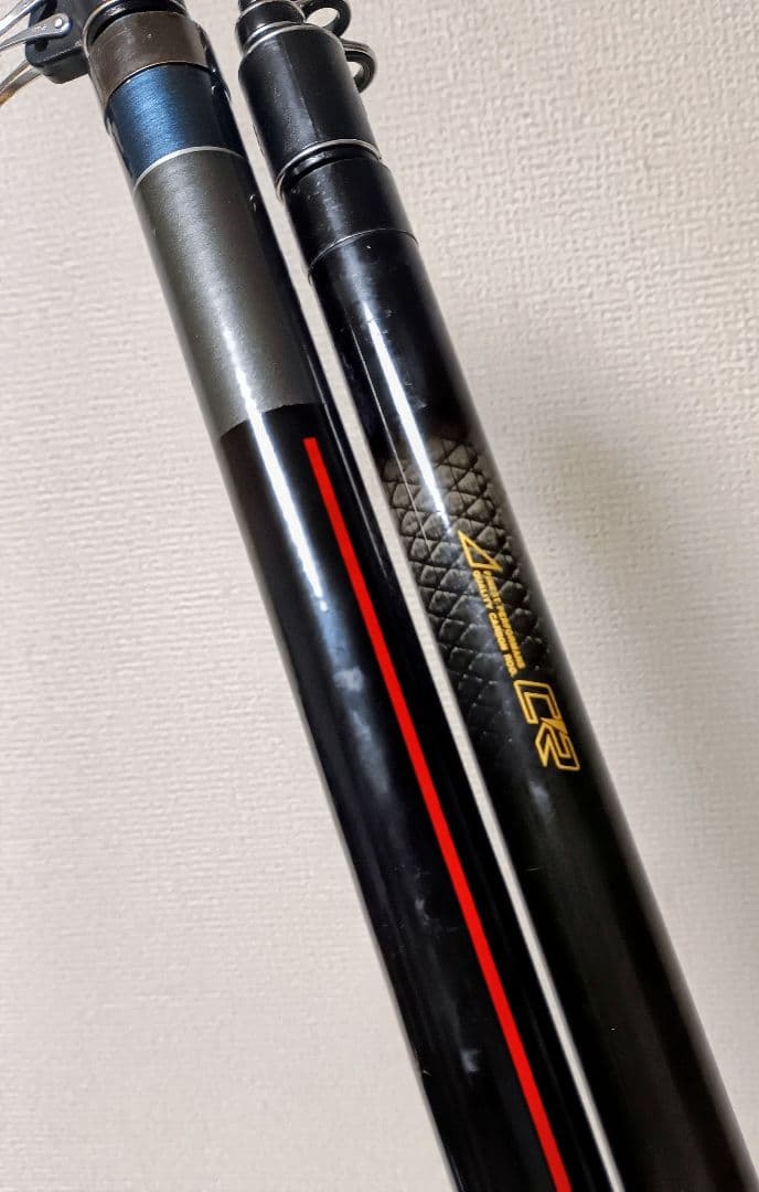 リョービダイナキャスターEX420&オリムピックブラックサーフ390投げ竿