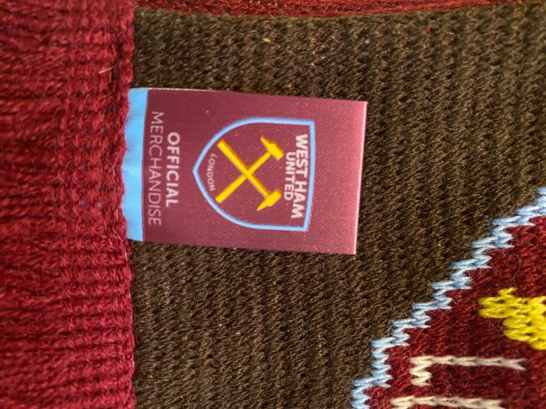 ウエストハム サッカーマフラー 田中シェンWest Ham United - メルカリ