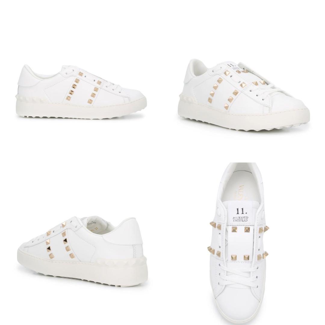 ヴァレンティノ ロックスタッズ スニーカー36 23 23.5cm美品 VALENTINO - ロックスタッズ アンタイトルド スニーカー (VALENTINO