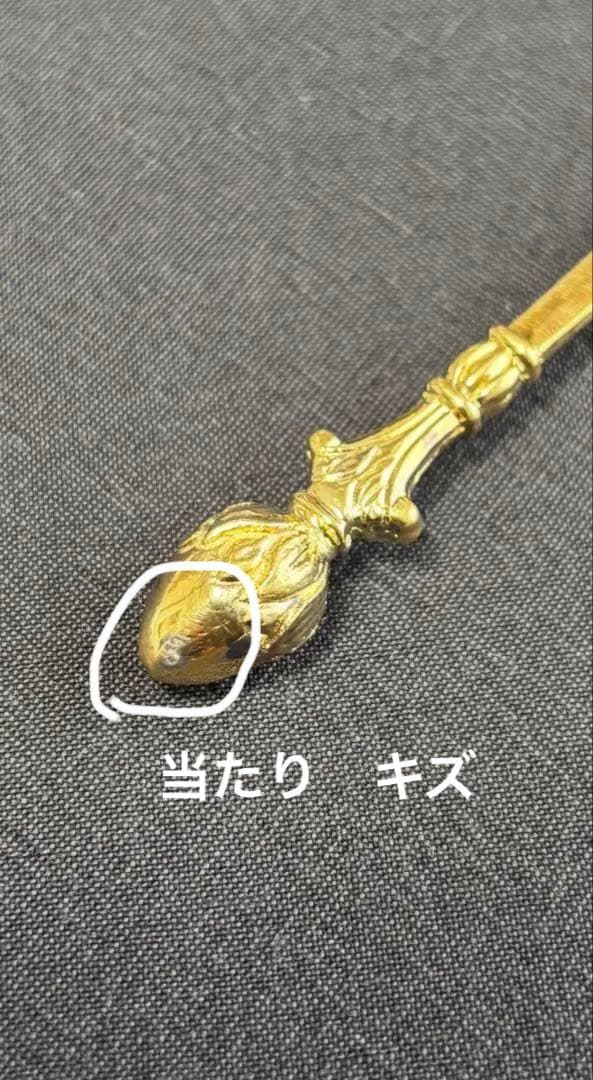 クリストフウィドマン 24金 デコラクラッシック ティーフォーク 6本 訳