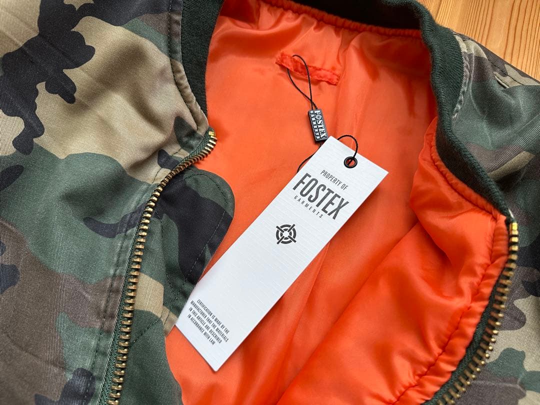 RAF SIMONS 元ネタ FOSTEX GARMENTS MA-1 XXL - メルカリ