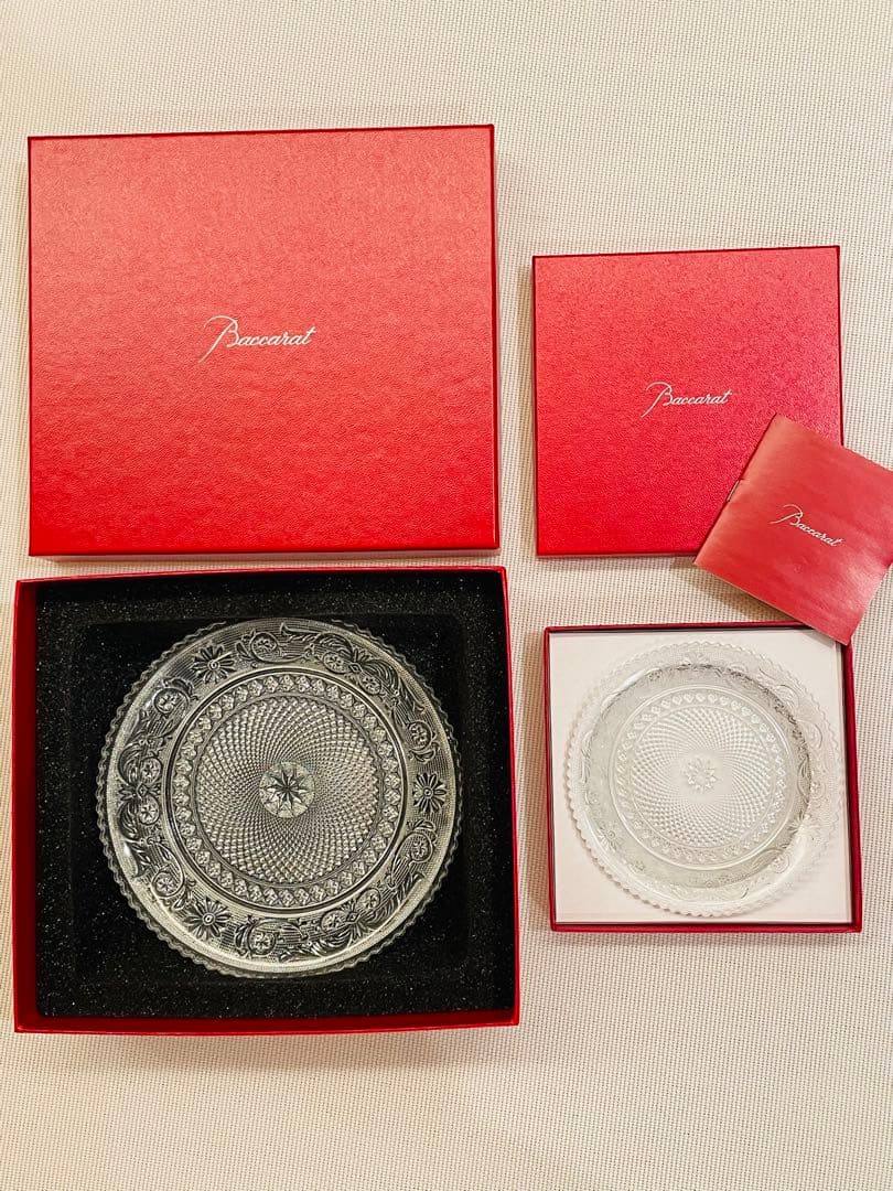 yukiさん専用Baccara ARABESQUE プレートセット Baccarat (バカラ) プレート 20cm アラベスク｜トレファクONLINE