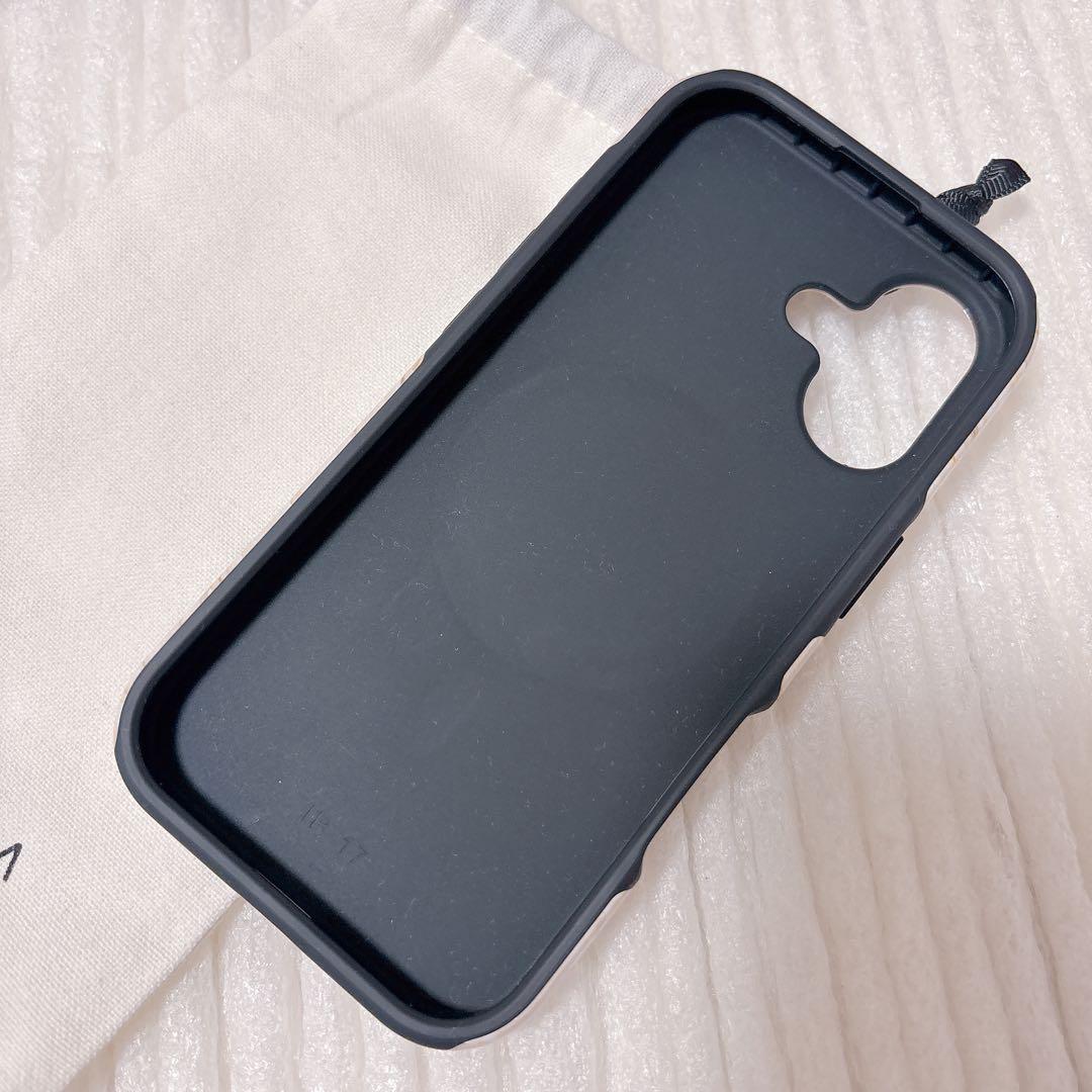 新品】BURGA マーブルデザイン ハードケース iPhone17 ベージュ