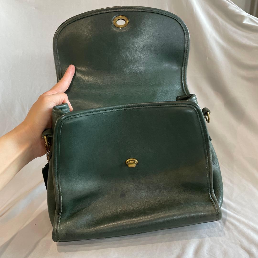 極希少❗️OOLDCOACH 2way バッグ グリーン 9977 アメリカ製 - メルカリ