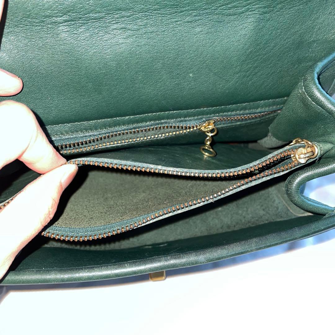 極希少❗️OOLDCOACH 2way バッグ グリーン 9977 アメリカ製 - メルカリ