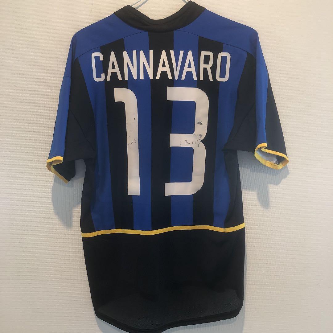 サッカー イタリア セリエA インテル カンナバーロ ユニフォーム
