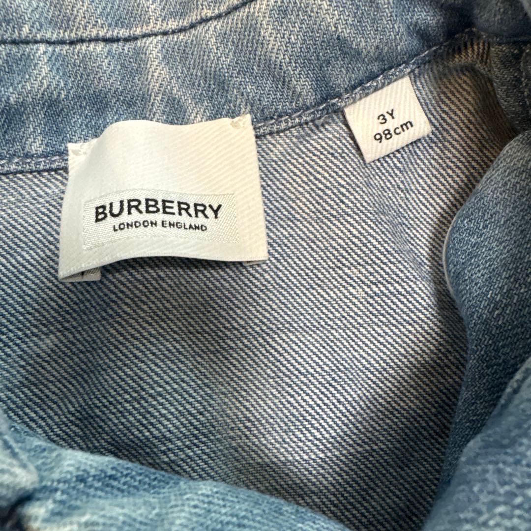 BURBERRY デニム 星柄 ワンピース 3Y（98cm）